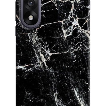 Black Marble Texture OnePlus Nord 5 Hard Case Back Cover by Casekaro