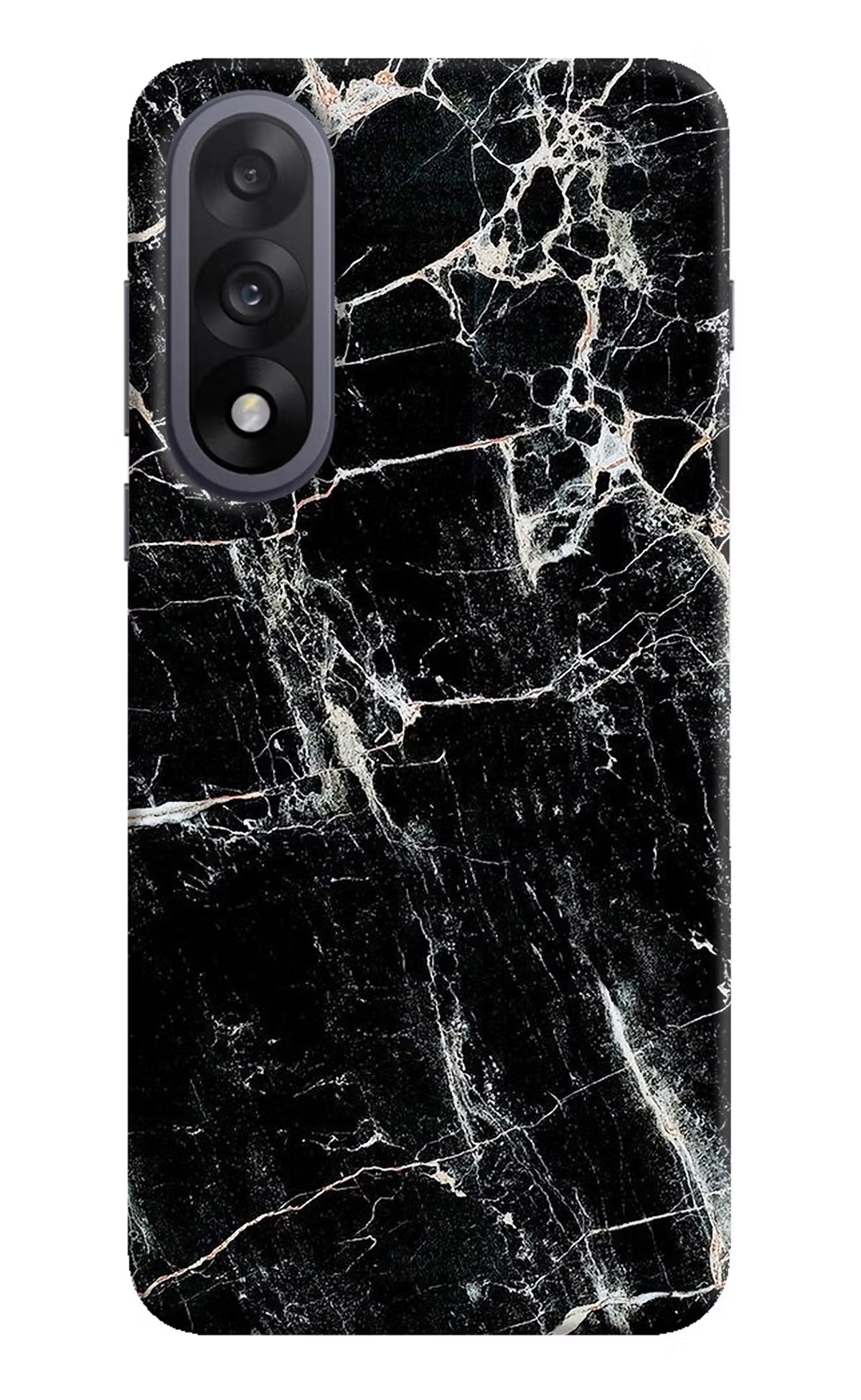 Black Marble Texture OnePlus Nord 5 Hard Case Back Cover by Casekaro