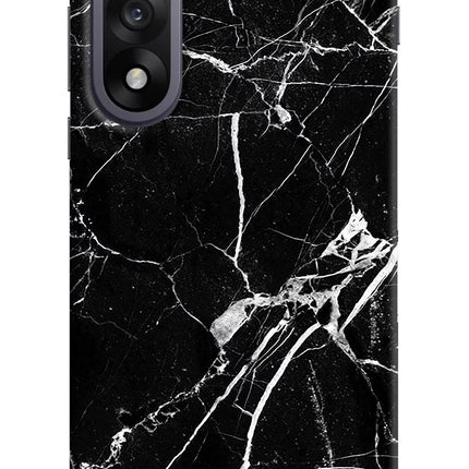 Black Marble Pattern OnePlus Nord 5 Hard Case Back Cover by Casekaro