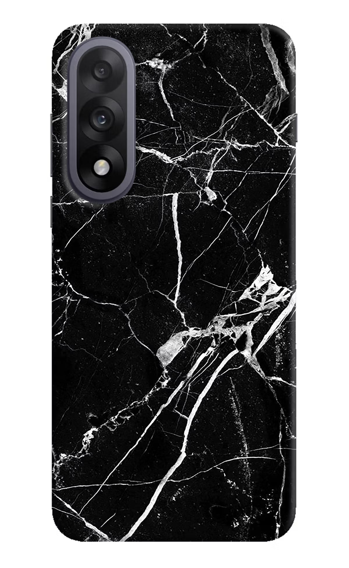Black Marble Pattern OnePlus Nord 5 Hard Case Back Cover by Casekaro