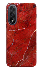 Red Marble Design OnePlus Nord 5 Hard Case Back Cover by Casekaro