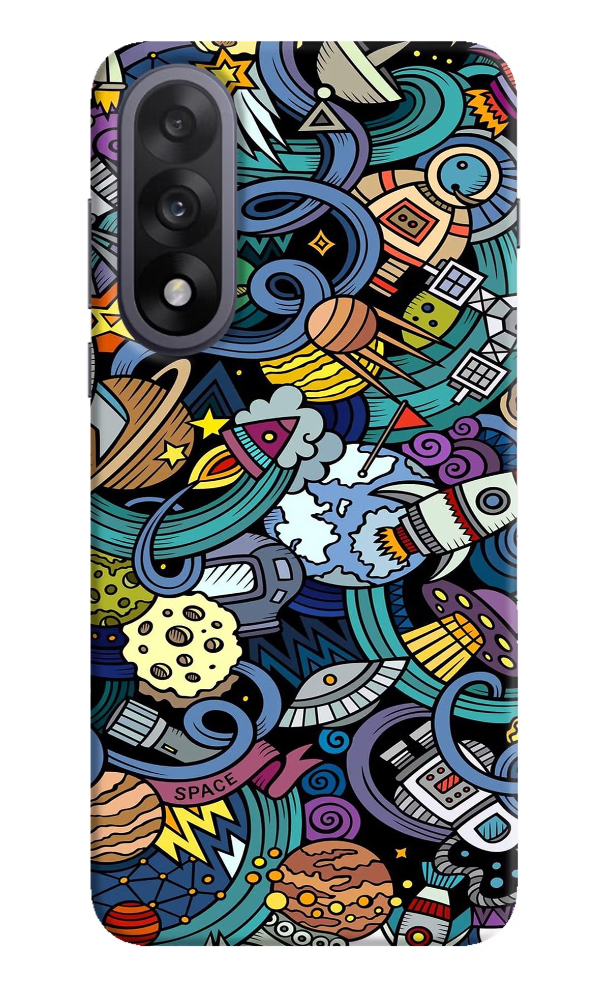 Space Abstract OnePlus Nord 5 Hard Case Back Cover by Casekaro