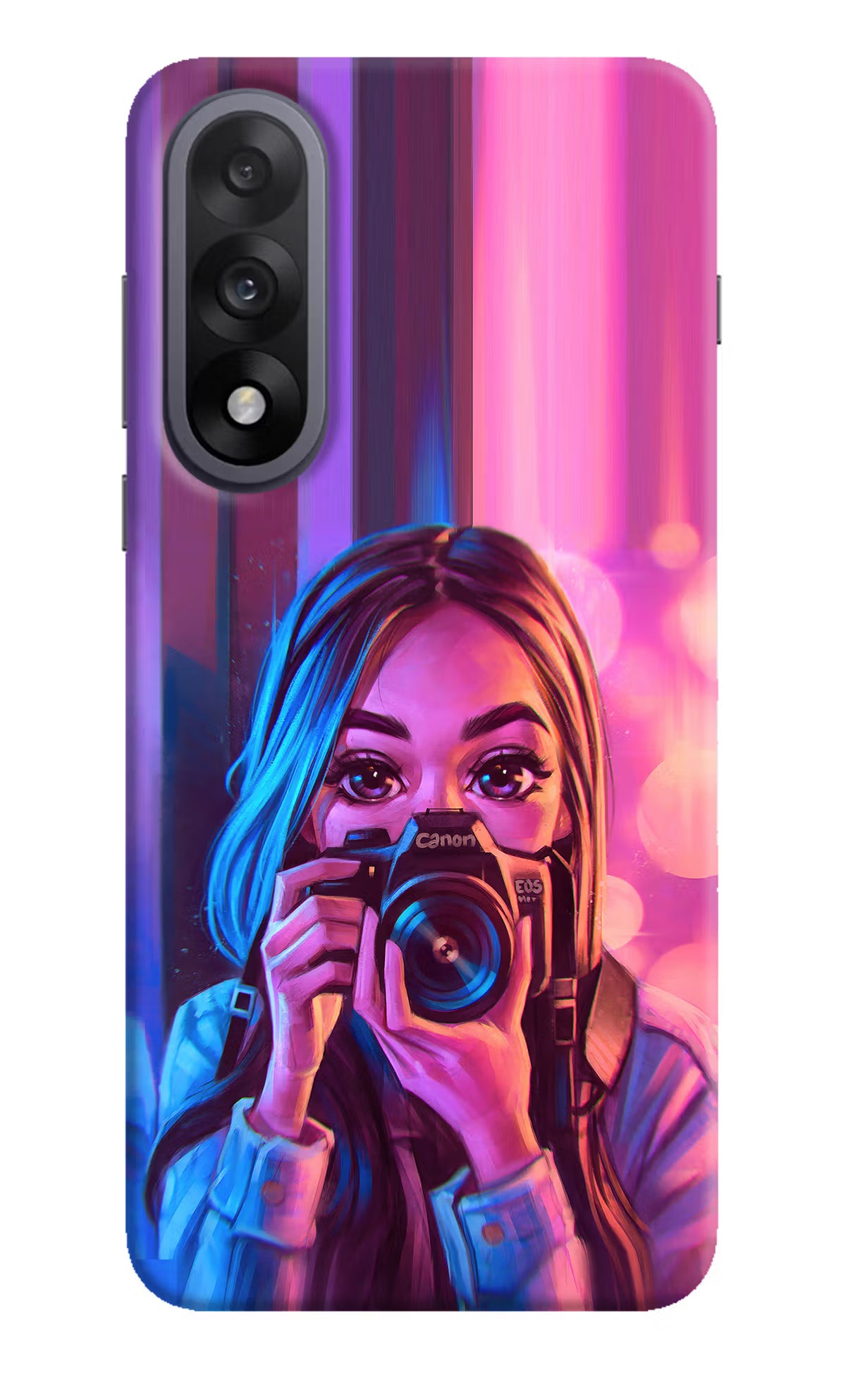 Girl Photographer OnePlus Nord 5 Hard Case Back Cover by Casekaro