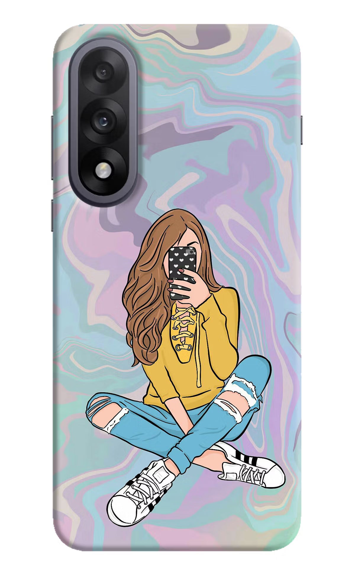 Selfie Girl OnePlus Nord 5 Hard Case Back Cover by Casekaro