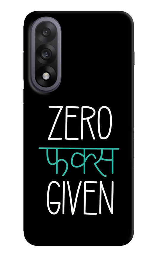 Zero Fucks Given OnePlus Nord 5 Hard Case Back Cover by Casekaro