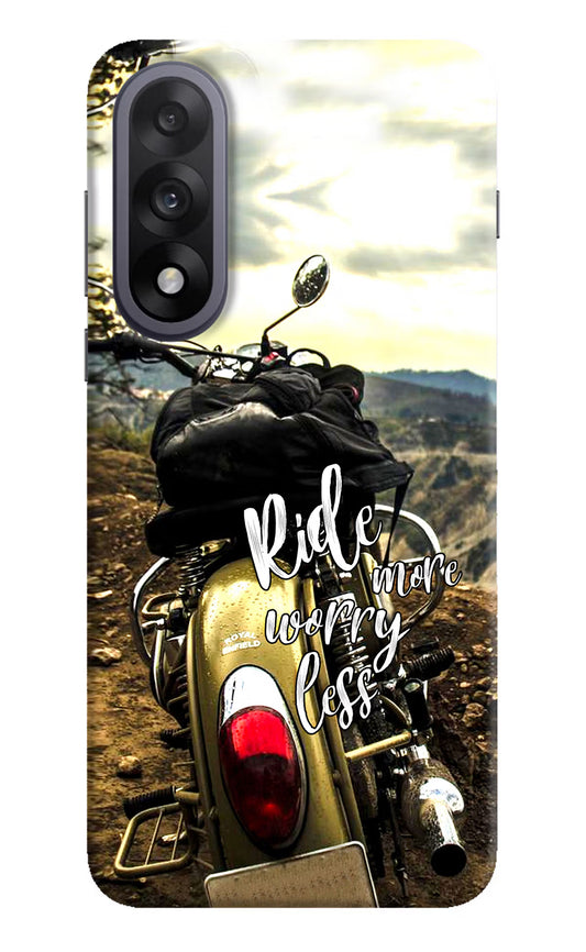Ride More Worry Less OnePlus Nord 5 Hard Case Back Cover by Casekaro