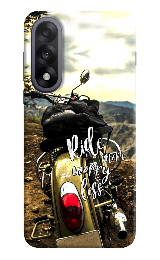 Ride More Worry Less OnePlus Nord 5 Hard Case Back Cover by Casekaro