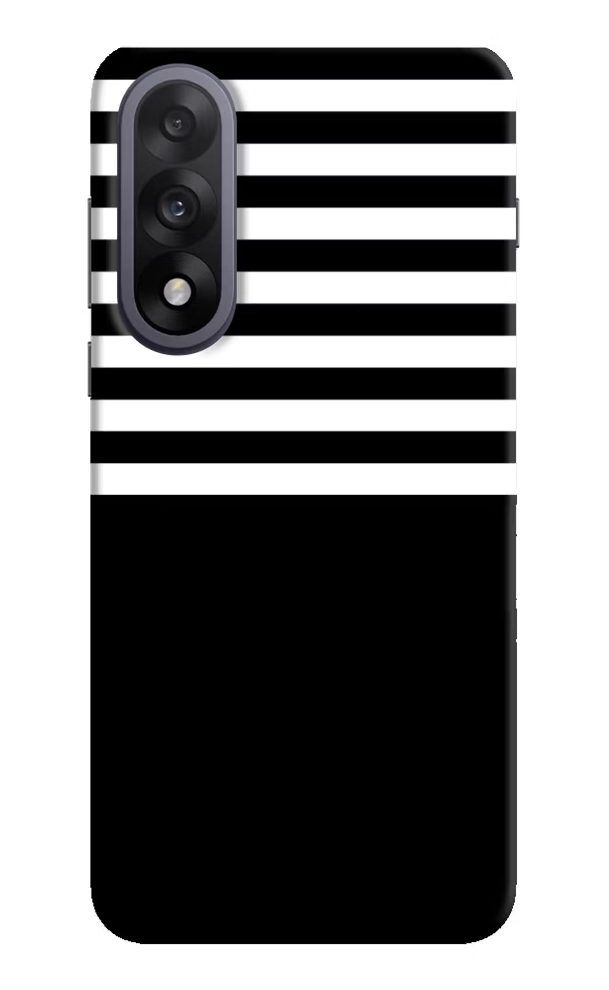 Black and White Print OnePlus Nord 5 Hard Case Back Cover by Casekaro
