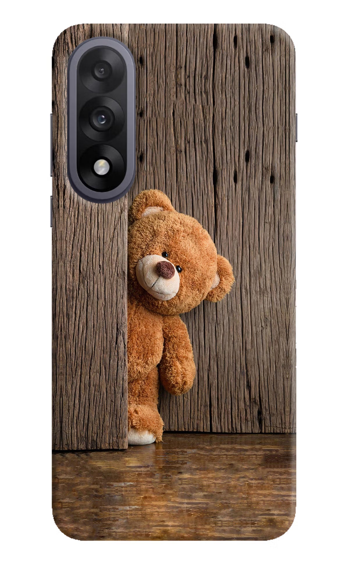 Teddy Wooden OnePlus Nord 5 Hard Case Back Cover by Casekaro