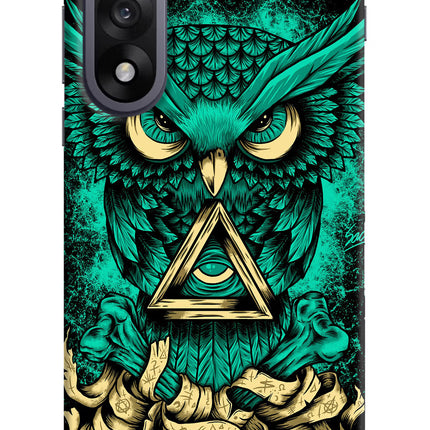 Green Owl OnePlus Nord 5 Hard Case Back Cover by Casekaro