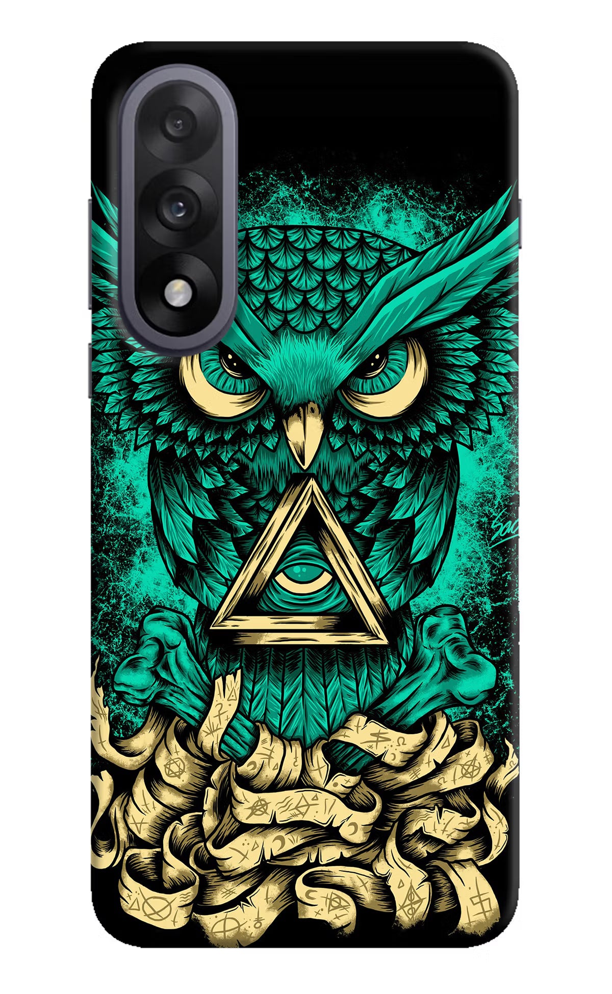 Green Owl OnePlus Nord 5 Hard Case Back Cover by Casekaro