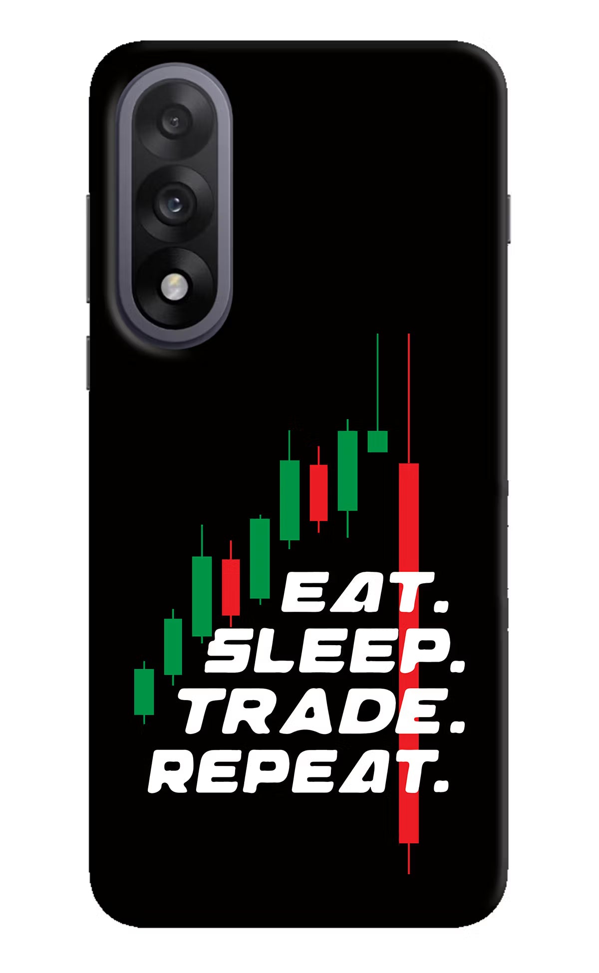 Eat Sleep Trade Repeat OnePlus Nord 5 Hard Case Back Cover by Casekaro