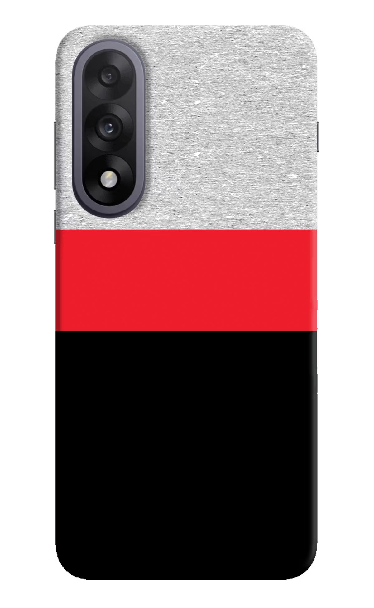 Tri Color Pattern OnePlus Nord 5 Hard Case Back Cover by Casekaro