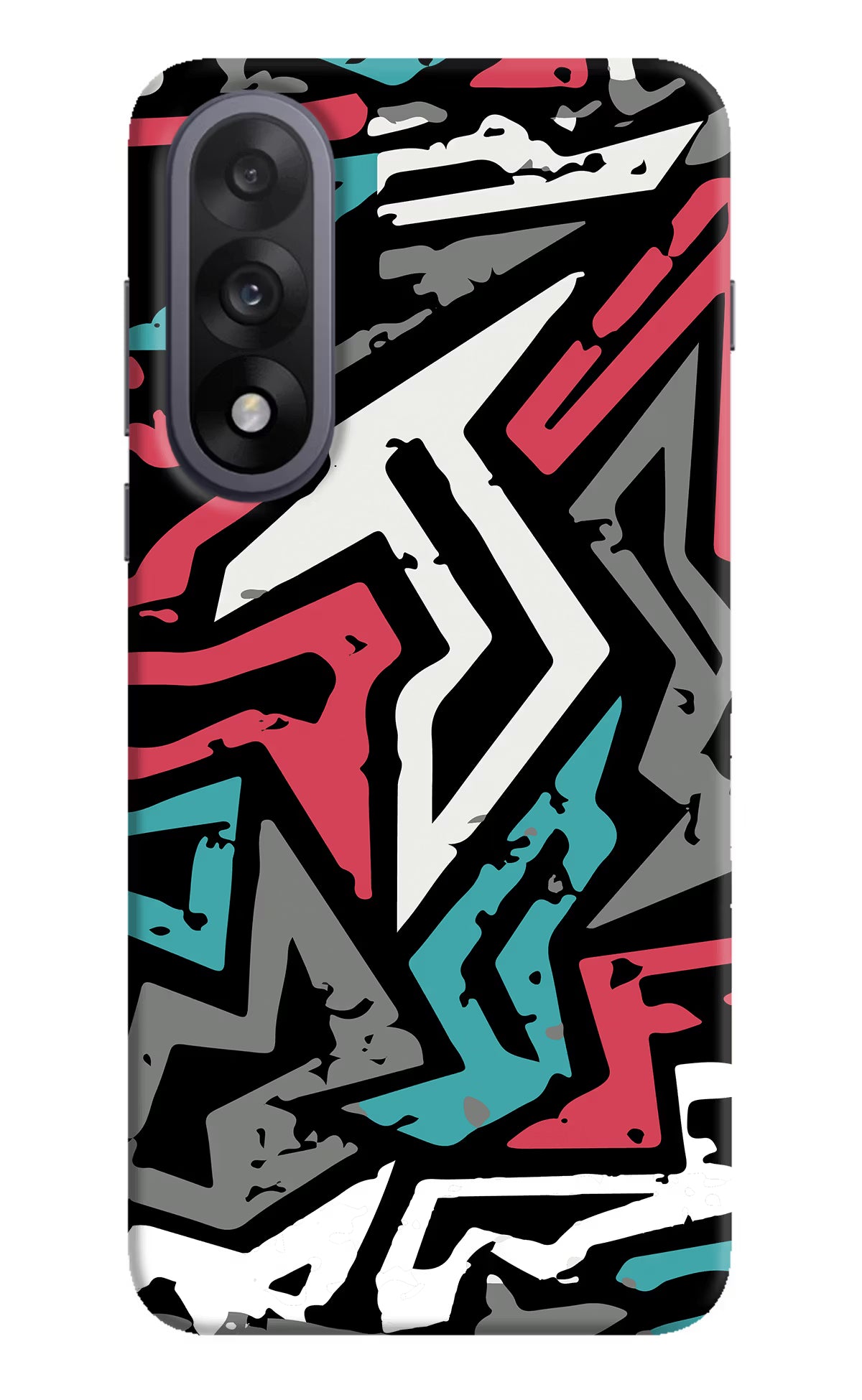 Geometric Graffiti OnePlus Nord 5 Hard Case Back Cover by Casekaro