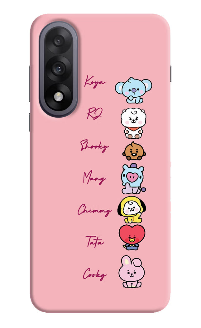 BTS names OnePlus Nord 5 Hard Case Back Cover by Casekaro