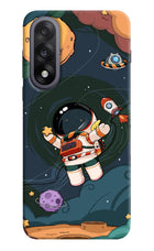 Cartoon Astronaut OnePlus Nord 5 Hard Case Back Cover by Casekaro