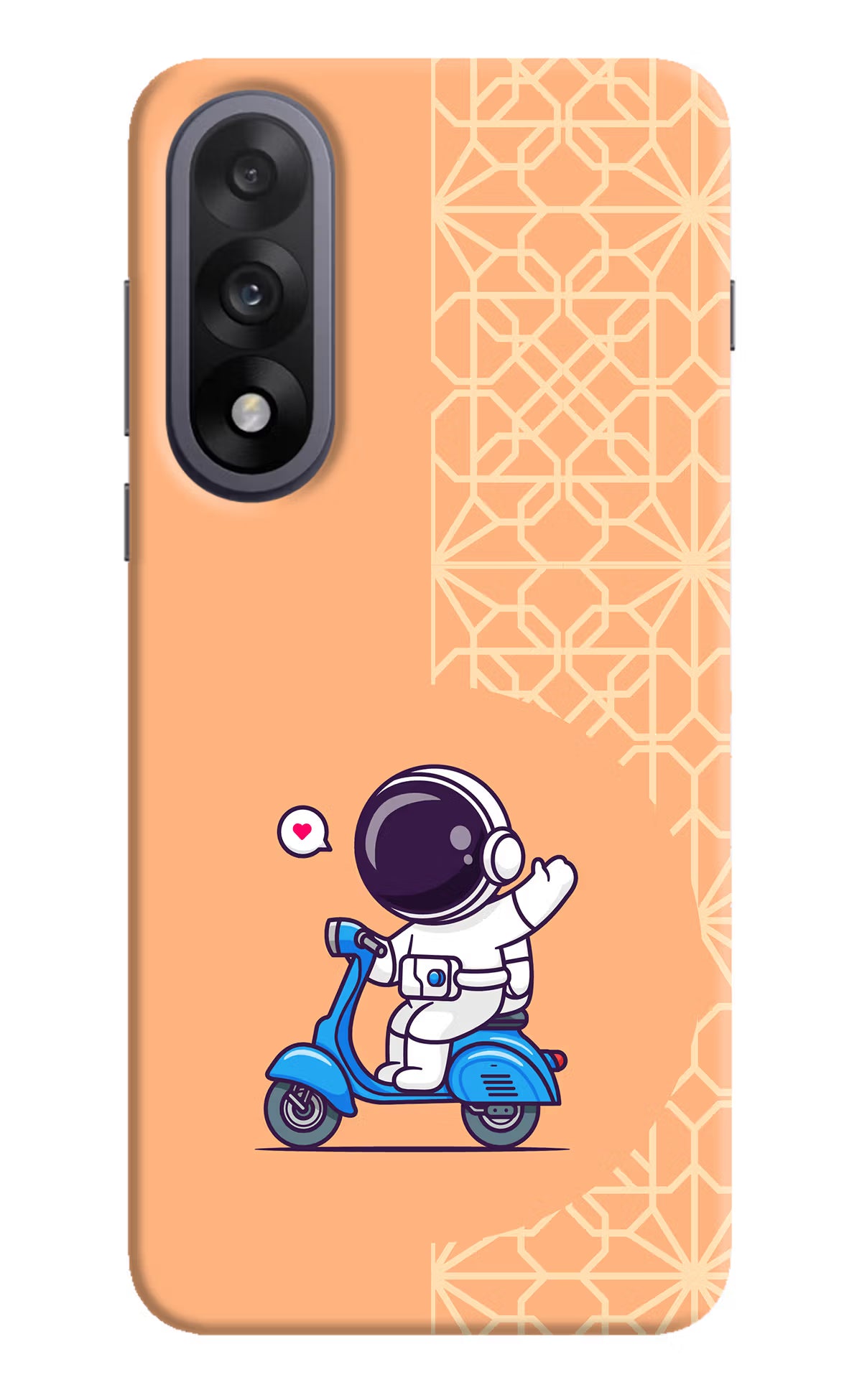 Cute Astronaut Riding OnePlus Nord 5 Hard Case Back Cover by Casekaro
