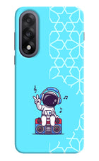 Cute Astronaut Chilling OnePlus Nord 5 Hard Case Back Cover by Casekaro