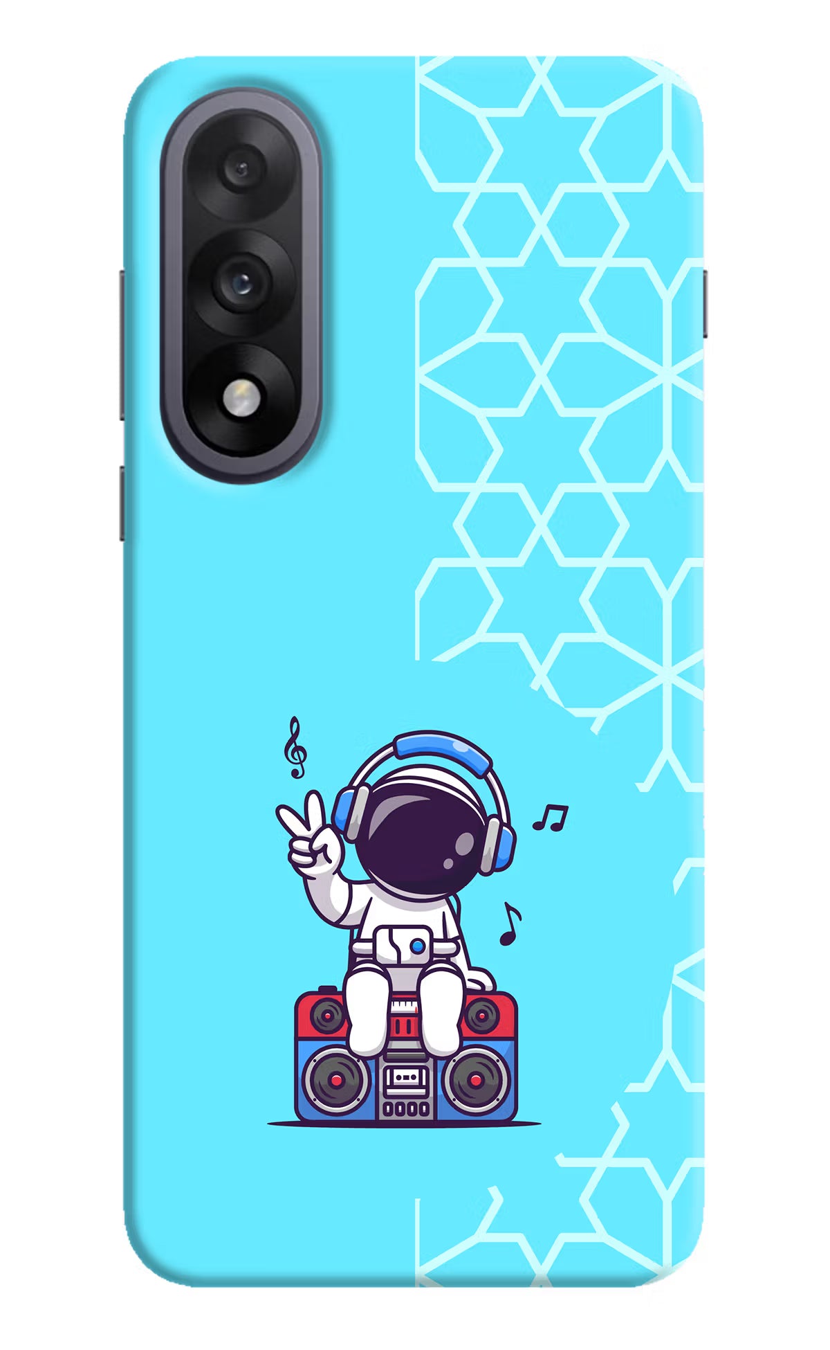 Cute Astronaut Chilling OnePlus Nord 5 Hard Case Back Cover by Casekaro