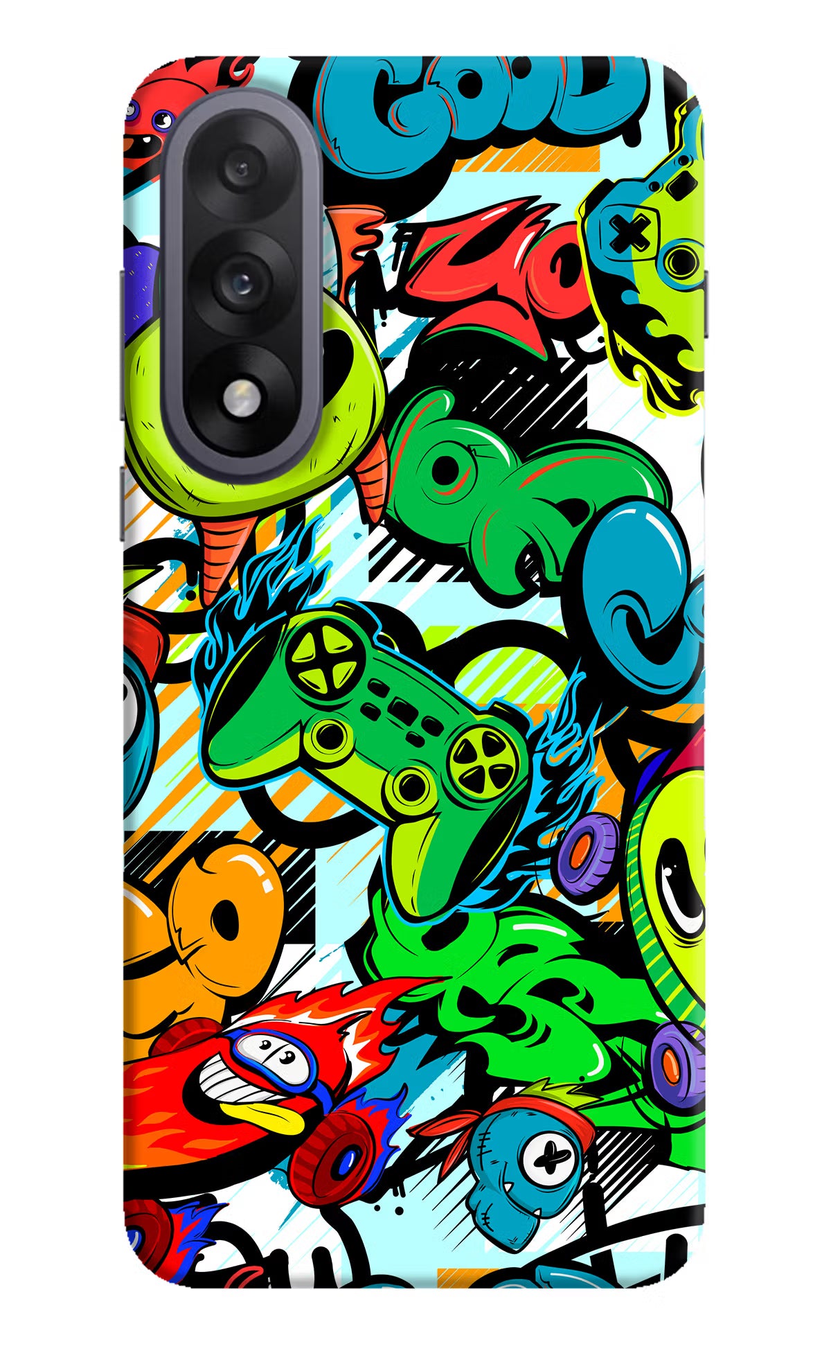 Game Doodle OnePlus Nord 5 Hard Case Back Cover by Casekaro