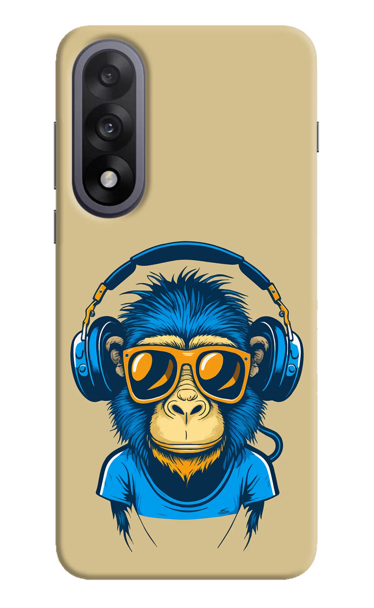 Monkey Headphone OnePlus Nord 5 Hard Case Back Cover by Casekaro