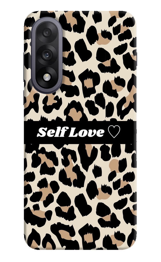 Leopard Print Self Love OnePlus Nord 5 Hard Case Back Cover by Casekaro
