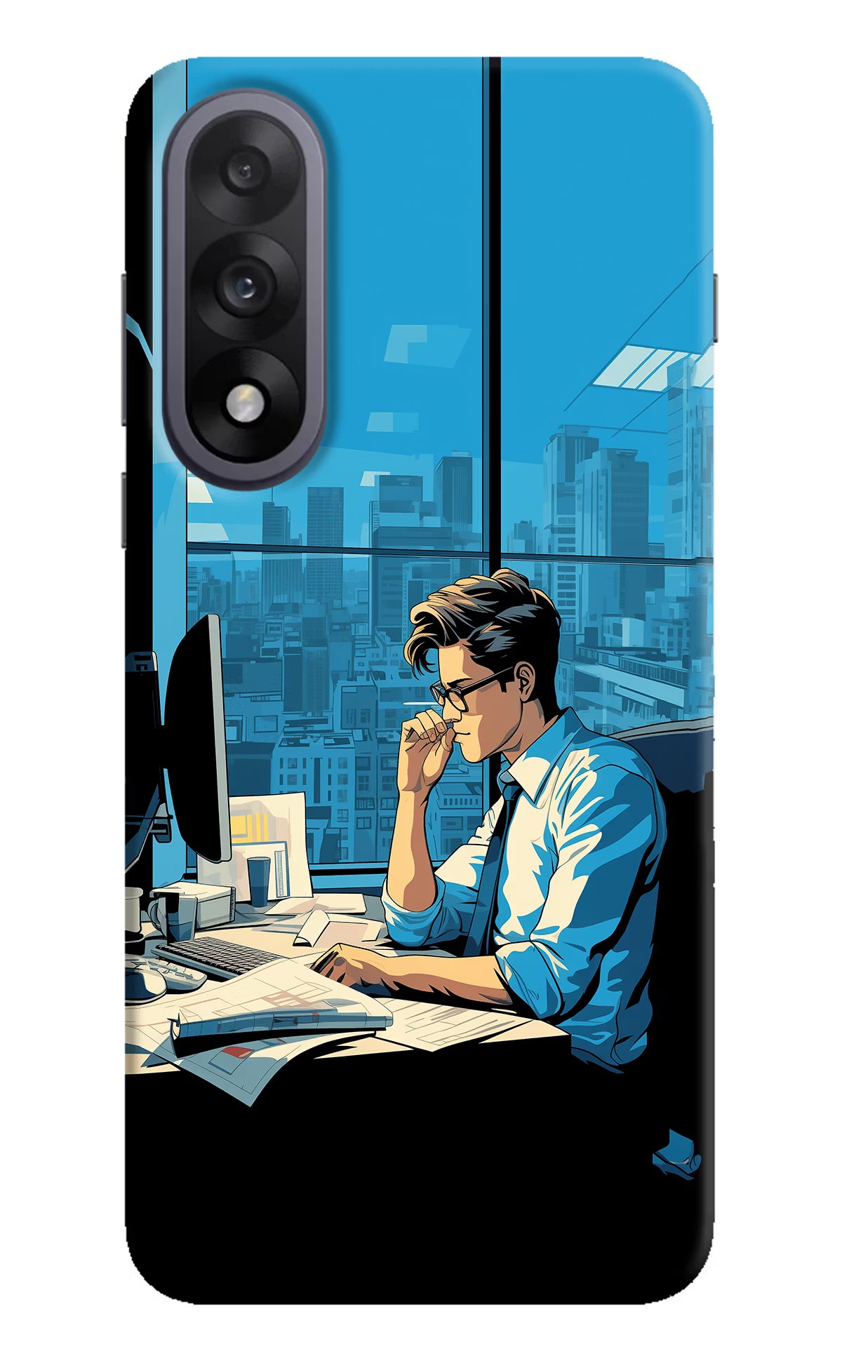 Focused Hustler (AI Generated) OnePlus Nord 5 Hard Case Back Cover by Casekaro