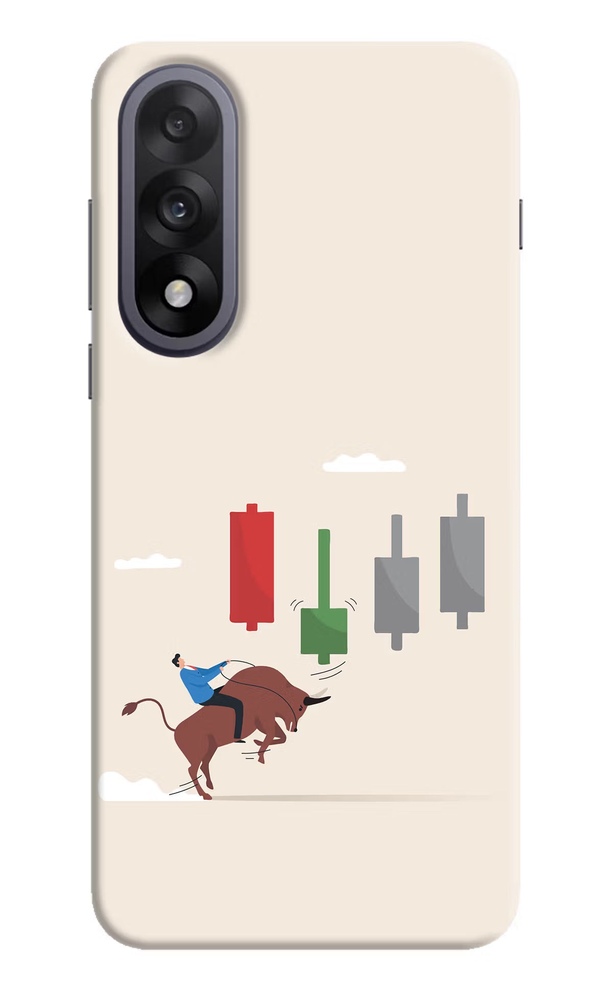 Bull Trading Momentum OnePlus Nord 5 Hard Case Back Cover by Casekaro