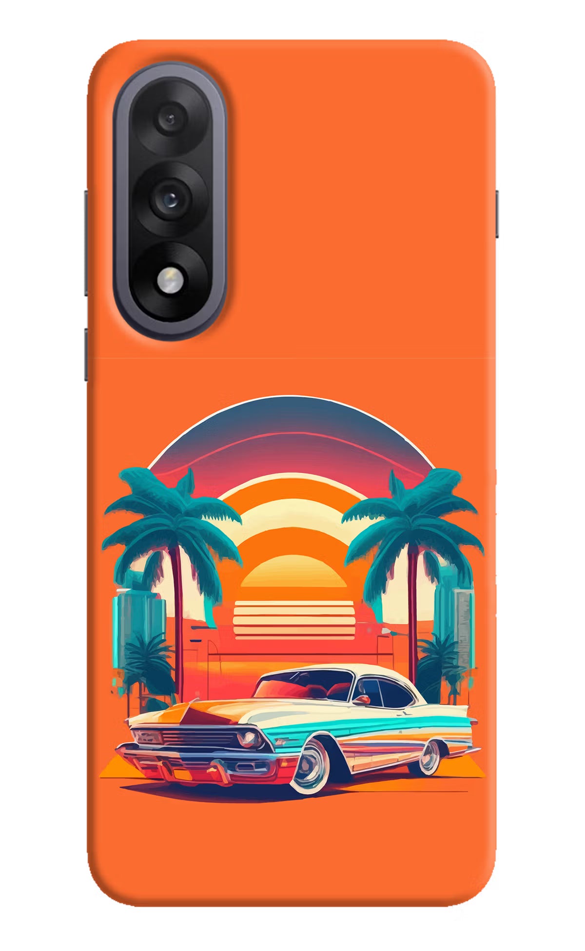 Palm Drive 80s OnePlus Nord 5 Hard Case Back Cover by Casekaro