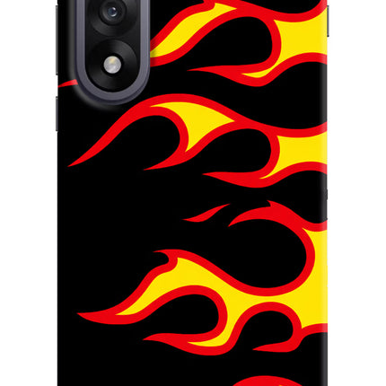 Side Sweep Flames OnePlus Nord 5 Hard Case Back Cover by Casekaro