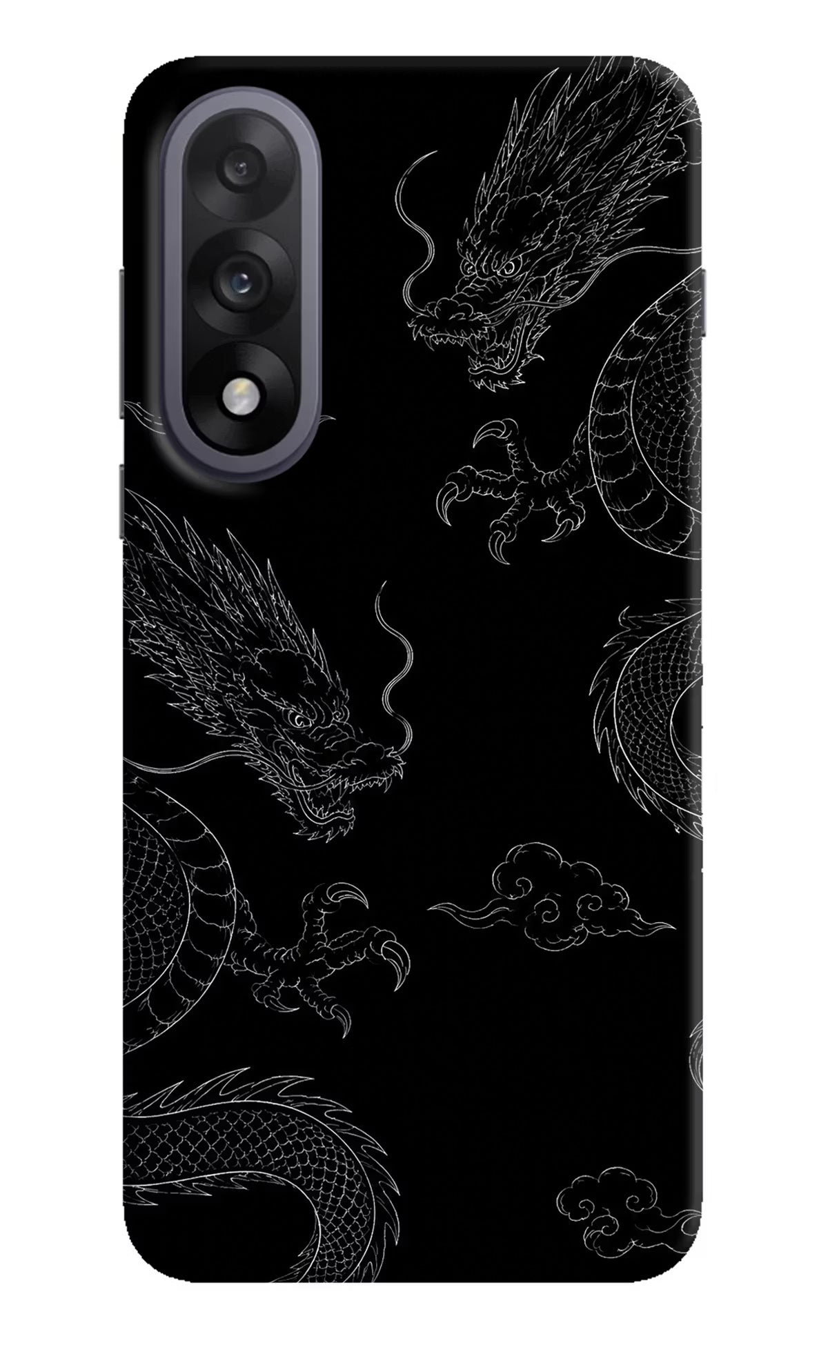 Twin Dragons OnePlus Nord 5 Hard Case Back Cover by Casekaro