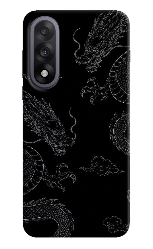 Twin Dragons OnePlus Nord 5 Hard Case Back Cover by Casekaro