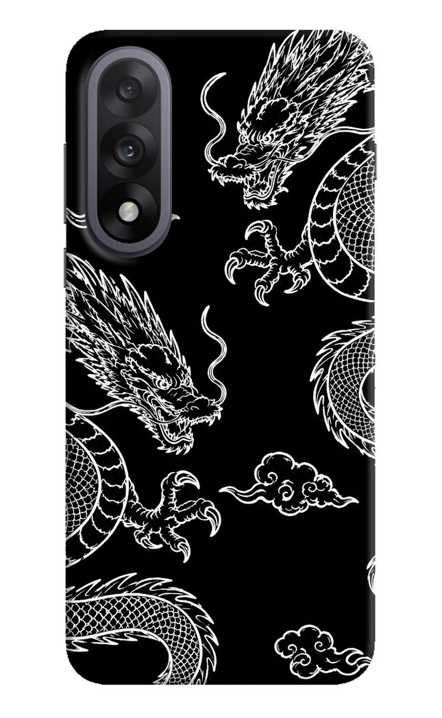 Twin Dragons OnePlus Nord 5 Hard Case Back Cover by Casekaro