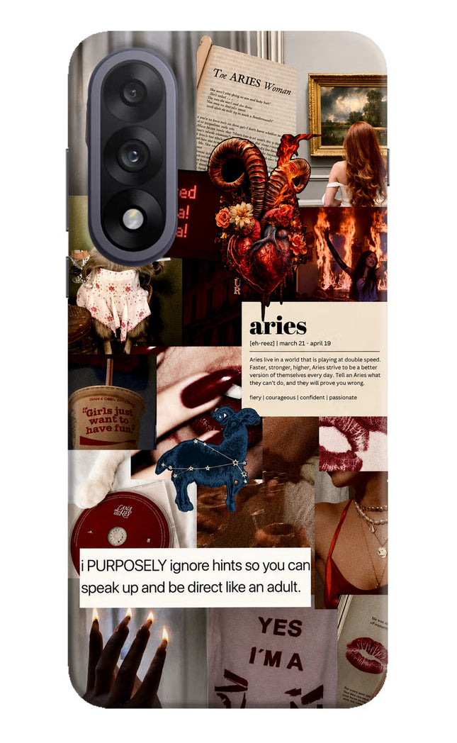 Zodiac Aries OnePlus Nord 5 Hard Case Back Cover by Casekaro