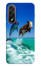 Dolphin vs Cow OnePlus Nord 5 Hard Case Back Cover by Casekaro