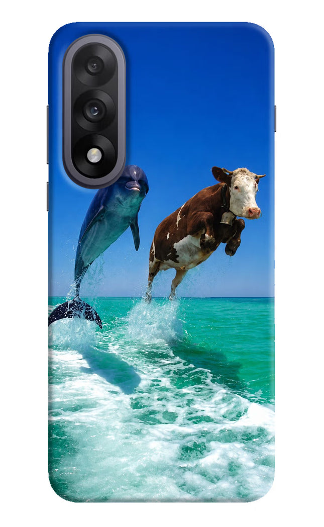 Dolphin vs Cow OnePlus Nord 5 Hard Case Back Cover by Casekaro