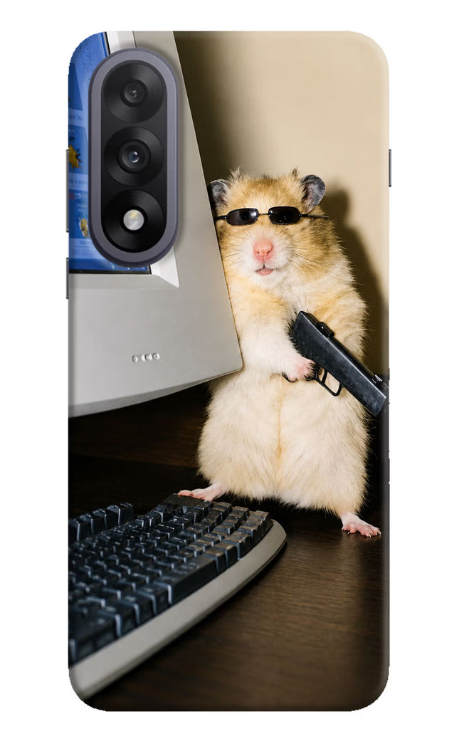 Hacker Hamster OnePlus Nord 5 Hard Case Back Cover by Casekaro