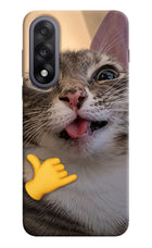 Silly Cat Call OnePlus Nord 5 Hard Case Back Cover by Casekaro