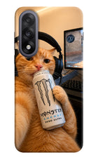 Gamer Cat Energy OnePlus Nord 5 Hard Case Back Cover by Casekaro