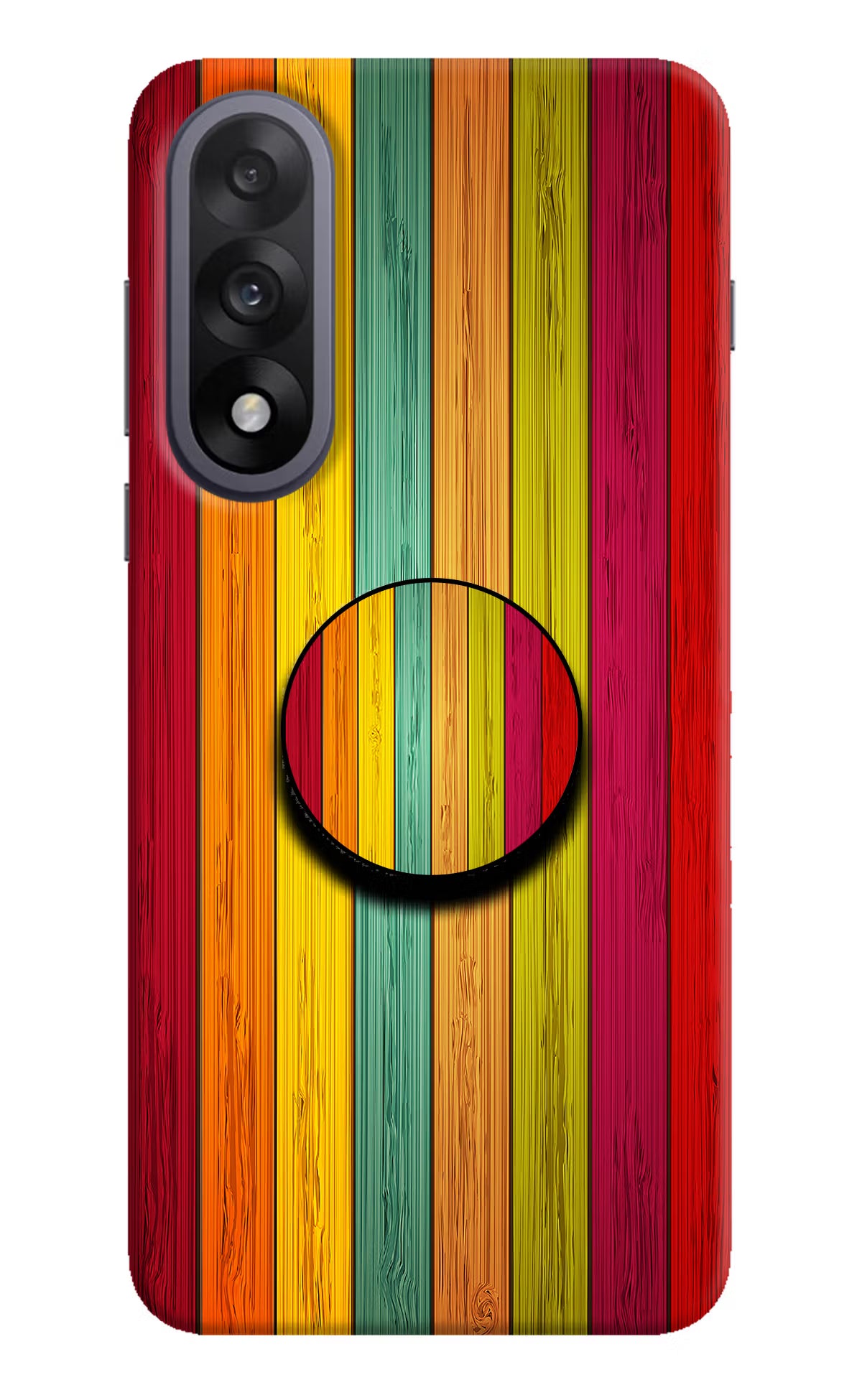 Multicolor Wooden OnePlus Nord 5 Pop Case by Casekaro