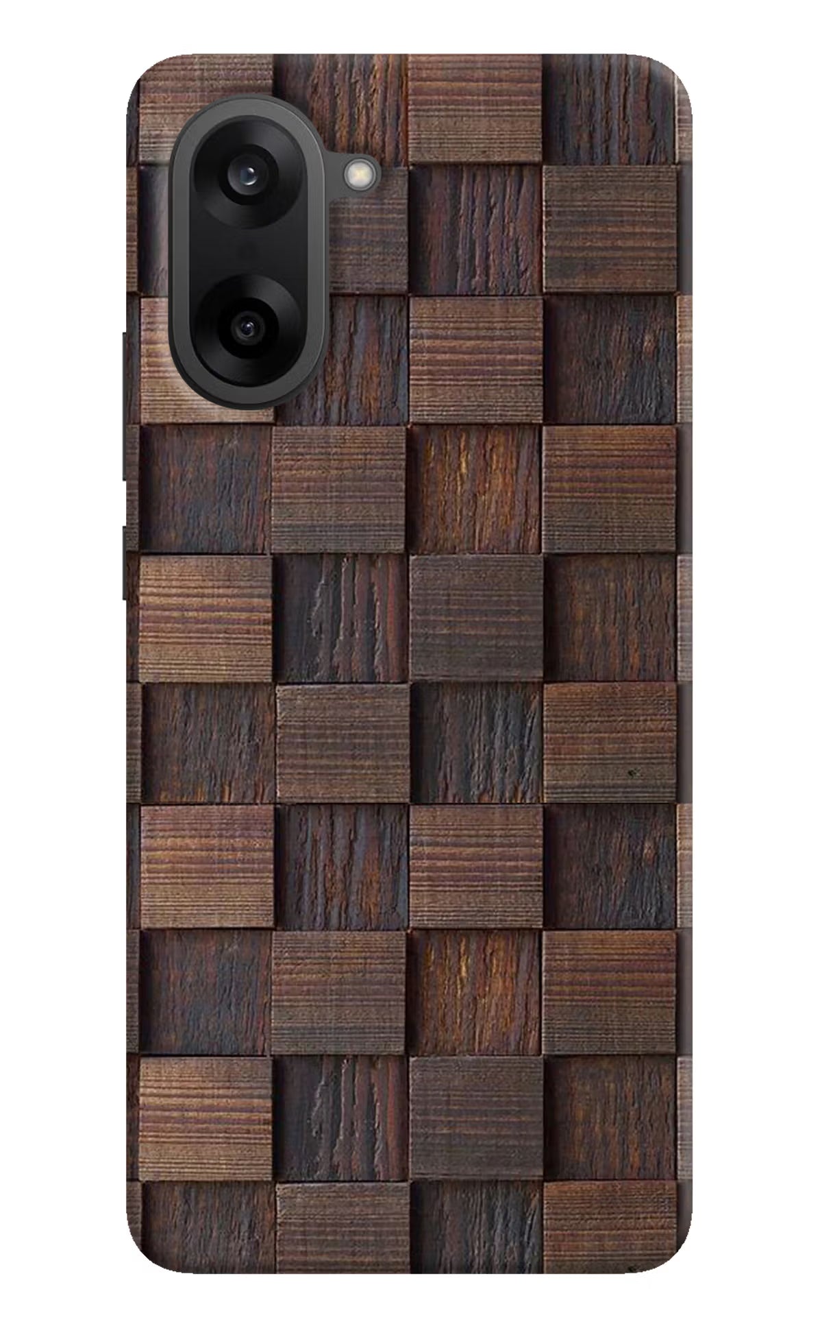 Wooden Cube Design OnePlus Nord CE5 Hard Case Back Cover by Casekaro