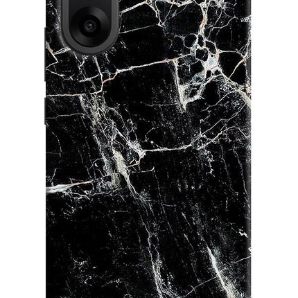 Black Marble Texture OnePlus Nord CE5 Hard Case Back Cover by Casekaro