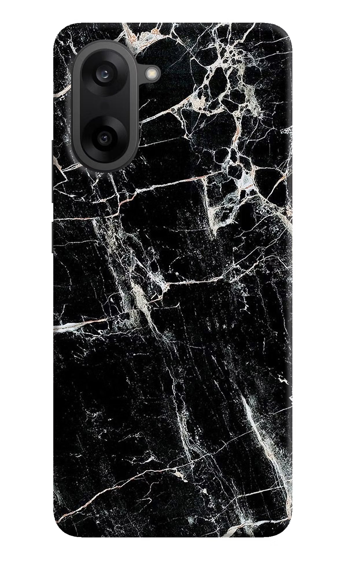 Black Marble Texture OnePlus Nord CE5 Hard Case Back Cover by Casekaro