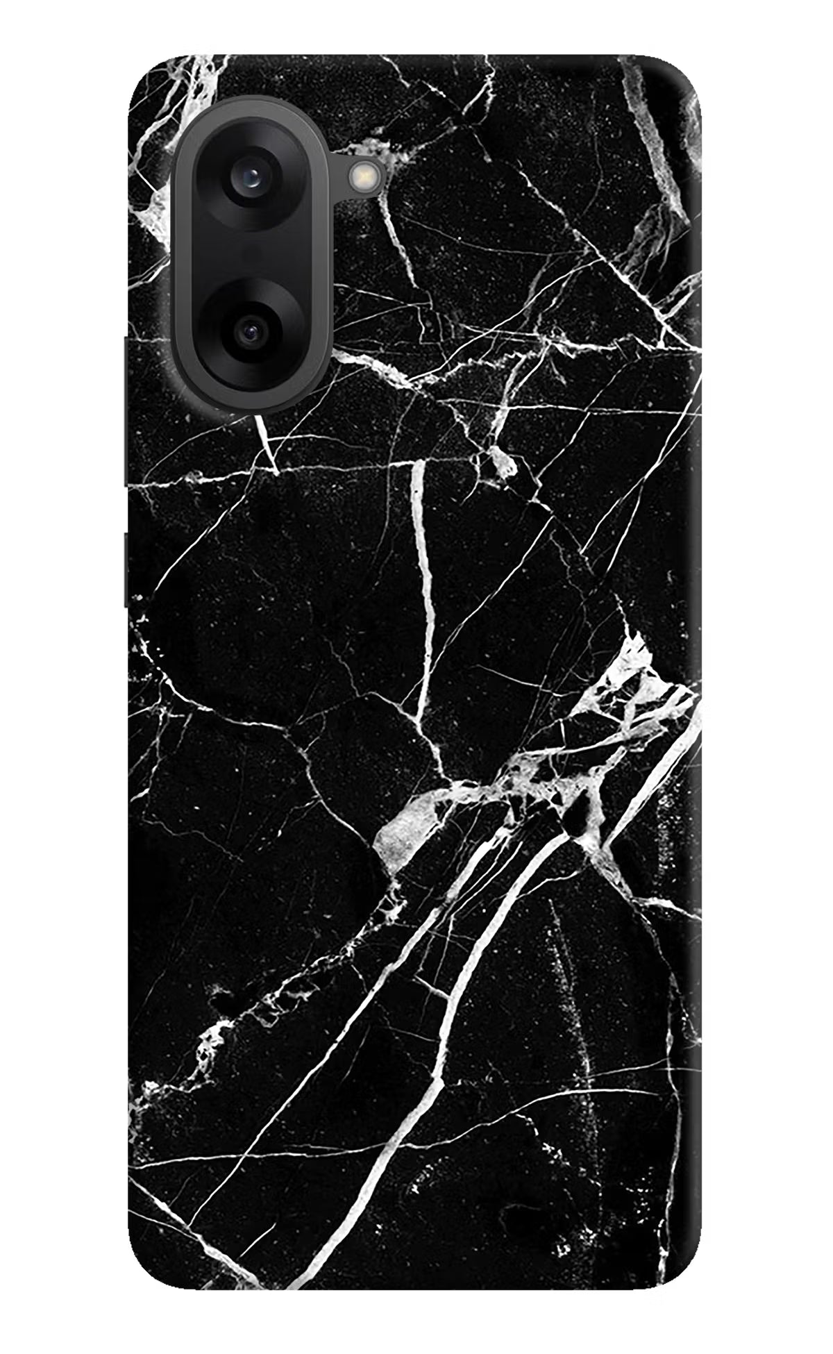 Black Marble Pattern OnePlus Nord CE5 Hard Case Back Cover by Casekaro