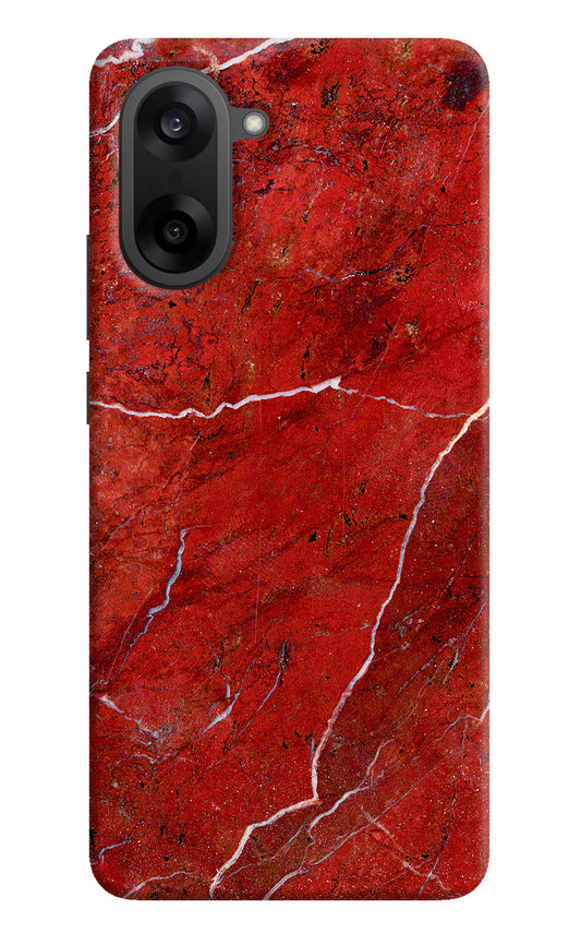 Red Marble Design OnePlus Nord CE5 Hard Case Back Cover by Casekaro