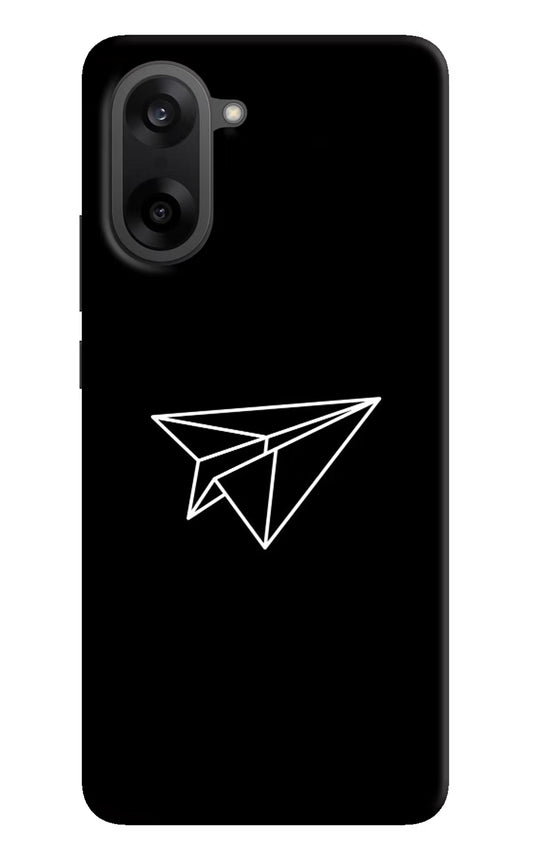 Paper Plane White OnePlus Nord CE5 Hard Case Back Cover by Casekaro