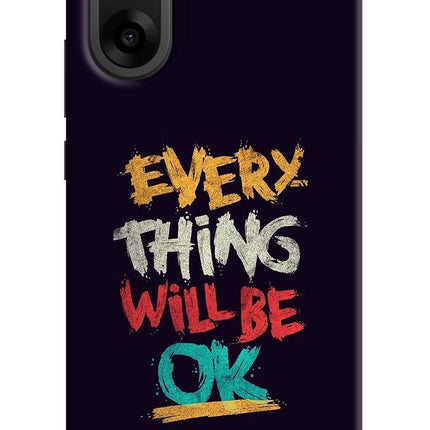 Everything Will Be Ok OnePlus Nord CE5 Hard Case Back Cover by Casekaro