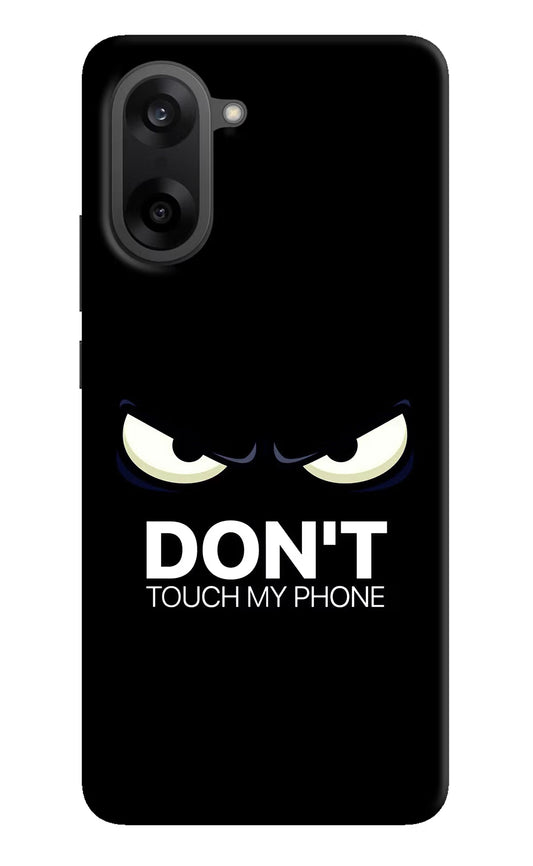 Don'T Touch My Phone OnePlus Nord CE5 Hard Case Back Cover by Casekaro