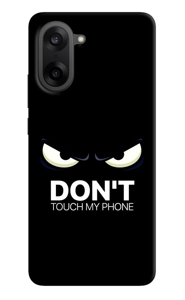 Don'T Touch My Phone OnePlus Nord CE5 Hard Case Back Cover by Casekaro
