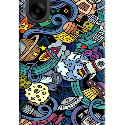 Space Abstract OnePlus Nord CE5 Hard Case Back Cover by Casekaro